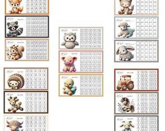 Animal Savings Challenge | A6 Budget Binder Insert (PDF)