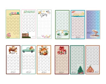 Seasonal Savings Challenge | A6 Budget Binder Inserts (Printable PDF)