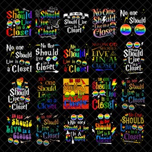 Nessuno dovrebbe vivere in un armadio PNG Bundle, LGBT Gay Pride PNG, Mese dell'orgoglio PNG, Mese dell'orgoglio PNG, Parata dell'orgoglio LGBT PNG, Uguali diritti PNG