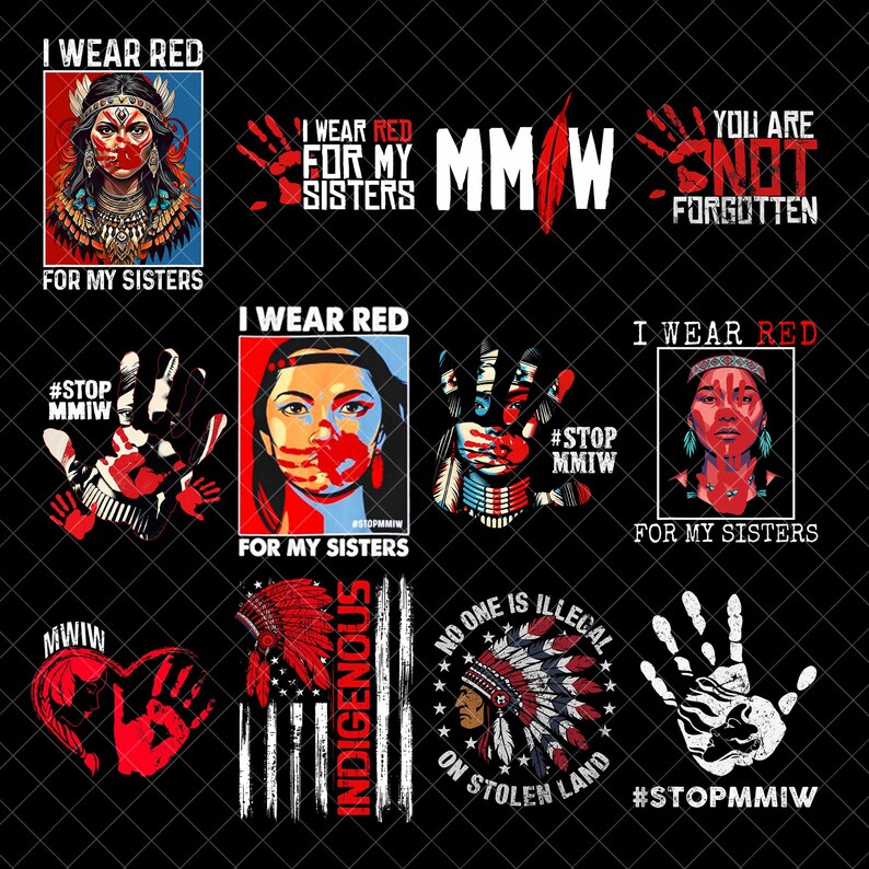 Red Hand Native American Bundle Png, Native Png, Indian Png, Human ...