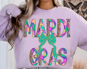 Glitter Mardi Gras Coquette Png, Mardi Gras Png, Fleur De Lis Png, Mardi Gras Leopart Png, Mardi Gras Sublimation, Mardi Gras Shirt Design