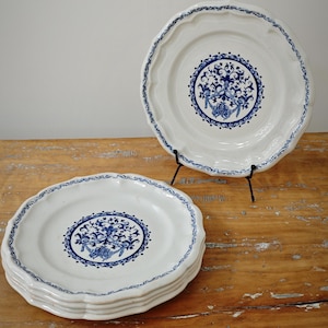 5 antique plates in Terre de fer Gien earthenware