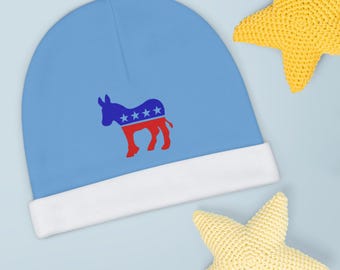 Gorro demócrata para bebé: un regalo divertido para recién nacidos