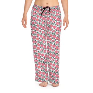 Floral Women&#39;s Pajama Pants, Comfortable Sleepwear, Lounge Pants for Women,  Cute PJs