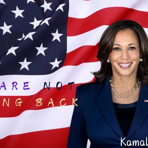 Digital Portrait of Kamala Harris, Digital File PDF and PNG,JPJ , Harris Walz,  Kamala For President,Harris 2024 Png,Kamala America Png
