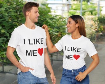 Camiseta Me Gusta, camiseta de Deadpool, camiseta de Positividad, camiseta de Salud Mental, camiseta de Amor Propio, camiseta de Energía Positiva, camiseta para Mujeres y Hombres