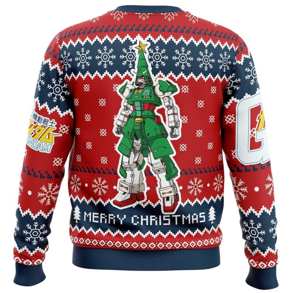 Discover Gundam Ugly Knitted Christmas Sweatshirt, Gundam Xmas  3D Sweater