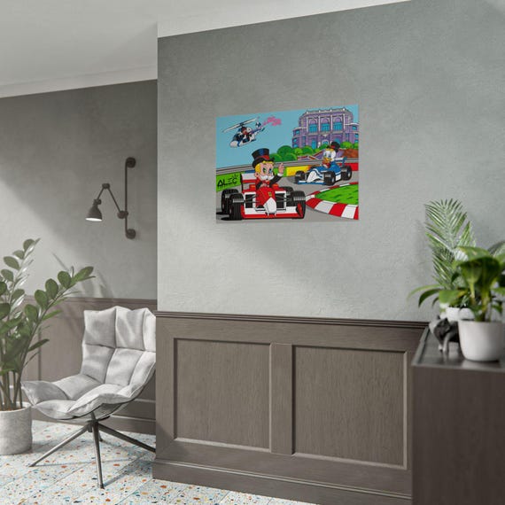 Alec Monopoly Monaco Poster Print Graffiti Street Art Wall Decor