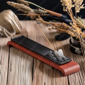 Handmade Ceramic Mountain Incense Holder, Colourful Minimalist Elegant Artisan Incense Stick Holder, Incense Burner, Meditation Gift For Her