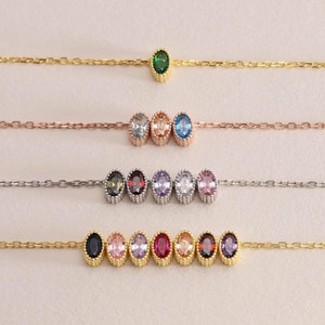 Family Birthstone Necklace, Birthstone Necklace for Her, Birth Stone Necklace, Christmas Gift, Mothers Necklace, Birthstones of Children