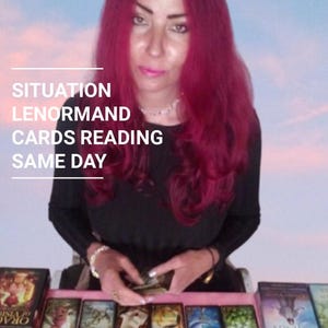 Lectura de cartas situacionales por Iuliia el mismo día, lectura de predicciones, lectura del pasado, presente y futuro, cartas del oráculo de Lenormand, lectura psíquica