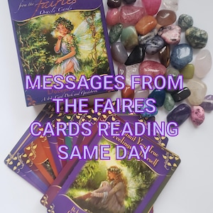 Messages magiques des fées 6 lectures de cartes par Iuliia le même jour Doreen Virtue Cartes Oracle Past, Present Future Reading