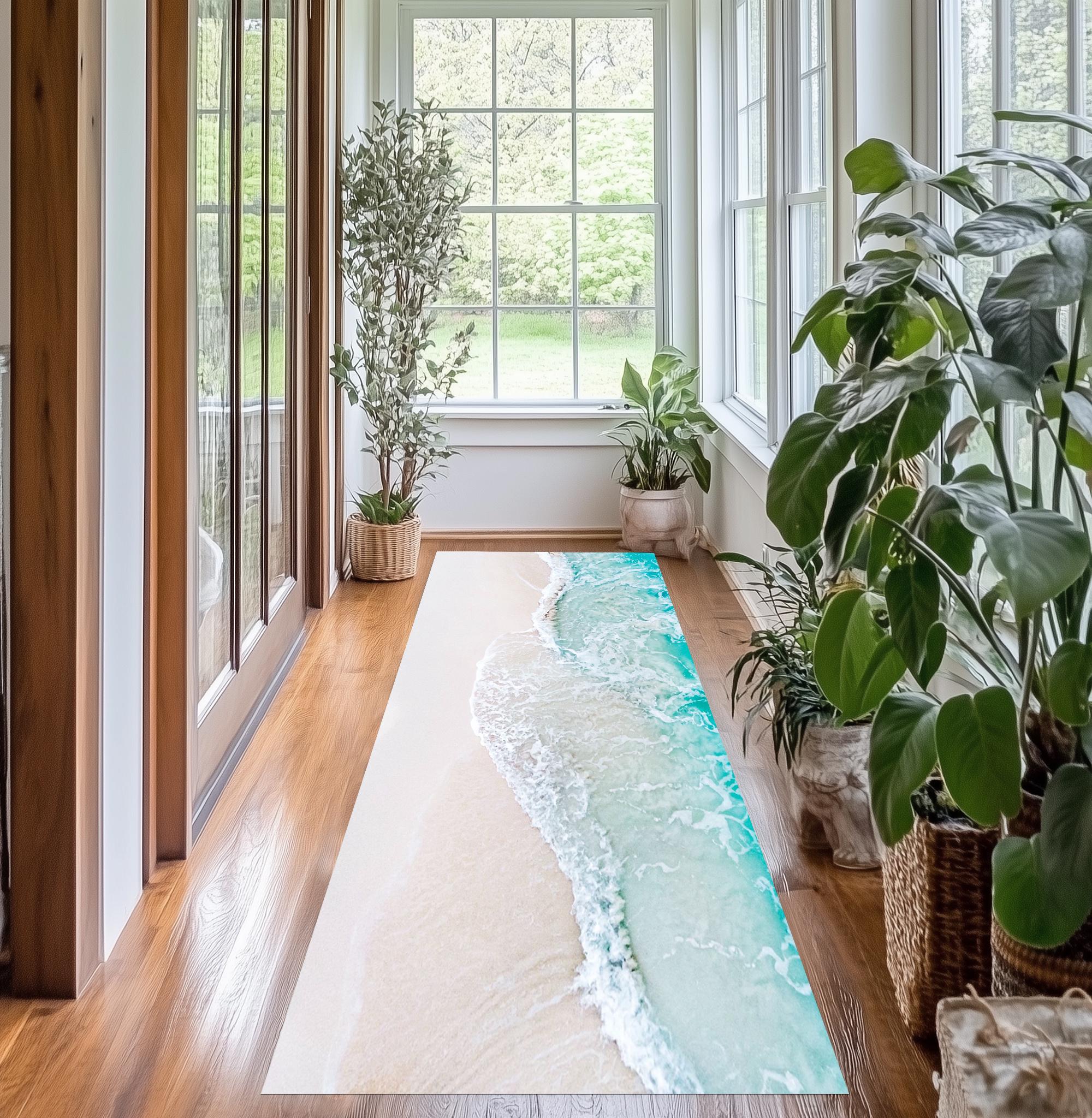 Beach Runner, Sea Runner, Ocean Runner, Water Surface Runner, Wave Runner,  Summer Runner, Corridor Runner, Entry Runner, Hallway Runner