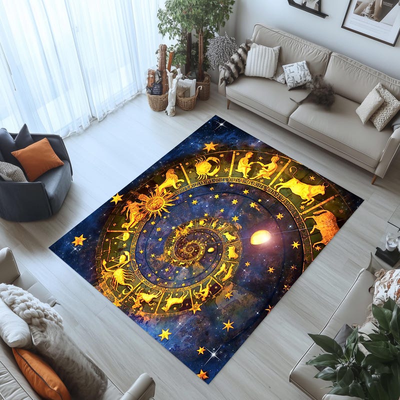 Astrology Rug - Etsy