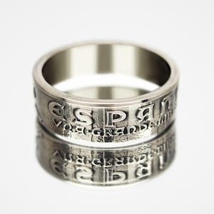 Spain Peseta Ring, Spain Coin Rings, Spain Ring For Man, Spain Ring Man, Old Spain Coin Ring, Spain Ring Man, Woman Spain Ring, Coin Ring
