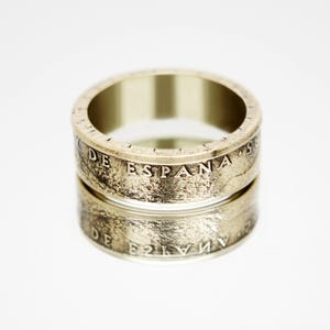 Old Spain Coin Ring, Spain Peseta Ring, Coin Ring From Spain, Spain Coin Rings, Woman Spain Ring, Spain Ring Man, Man Ring From Spain