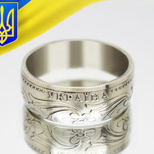 Designer Ring Ukraine, Männerring Ukraine, Einzigartiger Ring Aus der Ukraine, Männer Ring Ukraine, Dreizack Ring Ukraine
