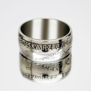 Poland Ring, Poland Coin Ring, Poland Warsaw Ring, Vintage Poland Ring, Ring For Man Poland, Ring From Poland, Ring Made In Poland