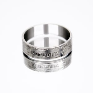 Namibia Coin Ring 5 cents 2000, coin ring for men, womens coin ring, mens coin ring, money ring