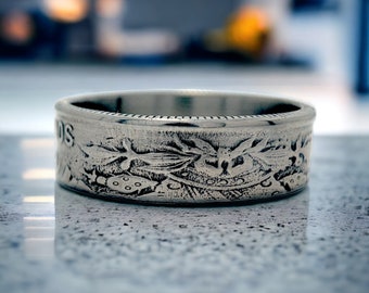 Mexiko Ring für Mann, Mann Mexicana Ring, Mexiko Peso Mann Ring, Weinlese-Mexiko Münzenring, Peso Mexicano Ring, mexikanische Münzenring, Mexiko-Münzenring