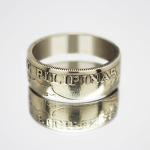 Philippines Peso Ring, Philippines Ring Woman, Philippine Peso Ring, Philippino Ring, Philippine Coin Ring,Philippines Ring,Ring Philippinen