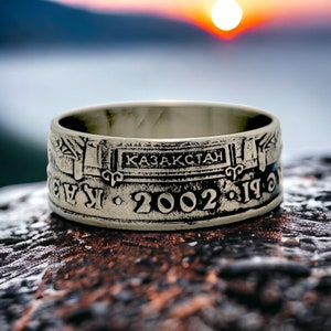 Kazakhstan Ring Man, Kazakhstan Woman Ring, Kazakhstan Coin Ring, Coin Ring Kazakhstan, Kazakhstan Coin Ring Man, Kazakhstan Man Ring