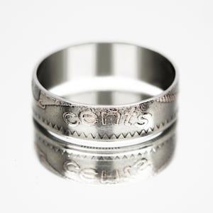 Fiji Coin Ring 20 cents 2009, coin ring for men, womens coin ring, mens coin ring, money ring