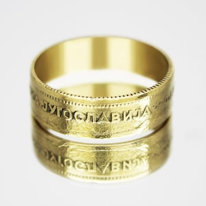 Yugoslavia Man Ring, Man Ring Yugoslavia, Yugoslavia Coin Ring, Ring From Yugoslavia, Coin Ring Yugoslavia, Yugoslavia Man Ring, Coin Ring