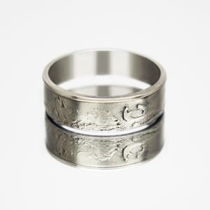 Vintage Czech Ring, Coin Ring Czech, Bruno Czech Ring, Ring From Coin Czech, Czech Republic Coin Ring, Man Czech Ring, Antique Czech Ring