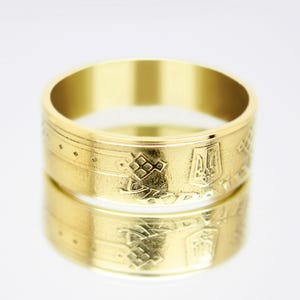Ukraine Form Ring, Frau Ukraine Ring, Ukraine Stil Ring, Ukraine Ring mit Dreizack, Ukraine traditioneller Ring, Ukraine Designer Ring