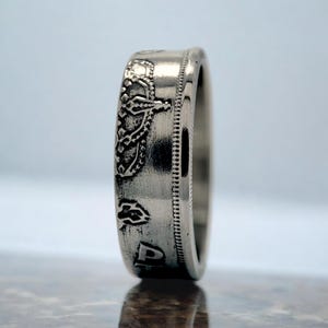 Coin Ring From Spain, Spain Ptas Ring 1975, Man Spain Coin Ring, Spain Ptas Ring, Old Spain Coin Ring, Spain Ring Man, Woman Spain Ring