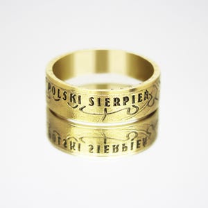 Vintage Poland Ring, Ring Made In Poland, Poland Warsaw Ring, Poland Ring,  Woman Poland Ring, Ring From Poland, Poland Coin Ring