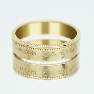 Coin Ring From Spain, Old Spain Coin Ring, Spainish Coin Ring, Man Spain Coin Ring, Ring For Man Spain,  Coin Ring Spain, Spain Coin Rings