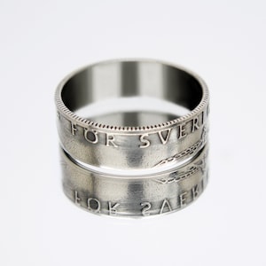 Sweden Krona Ring, Coin Ring Man Sweden, Sweden Crown Ring, Sweden Man Ring, Sweden Krona Ring, Sweden Ring Woman, Sweden Ring For Woman