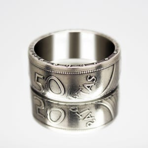Woman Spain Ring, Man Spain Coin Ring, Spain Ring Man, Spain Ring Man, Old Spain Coin Ring, Spain Coin Rings,  Spain Peseta Ring
