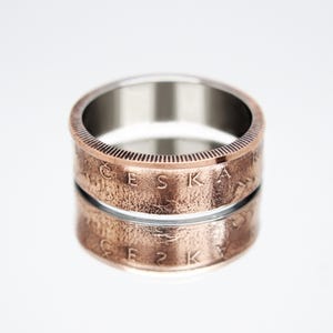 Czech Ring, Czechia Ring, Czech Ring Man, Man Czech Ring, Coin Ring Czech, Czech Coin Ring, Bruno Czech Ring, Antique Czech Ring