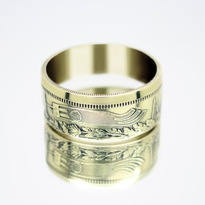 Japanse Ring, Japan Yen Coin Ring, Man Japan Ring, Japanse Coin Ring, Japanischer Ring, Japan Coin Ring , Japan Yen Ring, Coin Ring Japan
