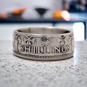 Britain Pence Ring, Britain Pound Ring, Britain Pound Coin Ring Man, Britain Coin Ring, Britain Jubilee Coin Ring, Britain Coin Ring Man