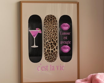 Skateboard Wall Art Set