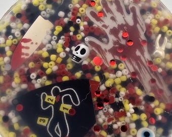 A Crime Scene - Pick Pad for Heavy Pickers, Oddly Satisfying Sensory Fidget, Alternate to Skin Picking and Nail Biting