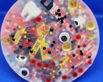 True Crime Themed Picky Pad, REUSABLE Picky Pad, Pick Pad, Picking Pads