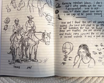 The Last of Us Ellie Journal Cosplay Prop Replica | TLOU Ellie's Notebook Gaming Cosplay Accessory