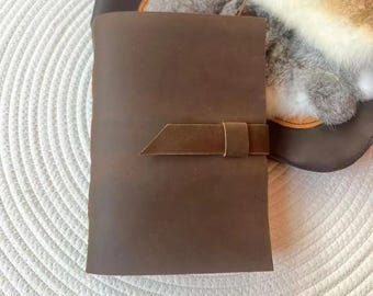 Folleto de juego hecho a mano, diario de cuero tamaño A5, cuaderno, vaquero, forajido, aventurero