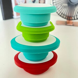 BPA Free, Easy Grip Silicone Bottle Cap Protector for Personalization and Hygienic, Identification, Identify Water Bottle Cap Identifier