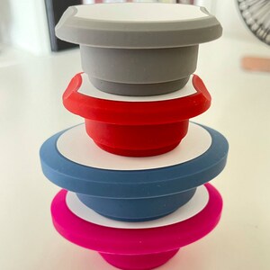 BPA Free, Easy Grip Silicone Bottle Cap Protector for Personalization and Hygienic, Identification, Identify Water Bottle Cap Identifier