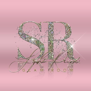 Modern Purple Beauty Logo, aesthetic logo, salon logo, makeup artist logo, hair salon logo, luxury logo design