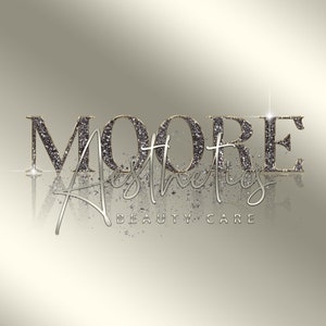 Design moderno ed elegante del logo di bellezza, logo del parrucchiere, logo della boutique nuziale, logo dell&#39;estetica, logo del salone, logo dell&#39;estensione dei capelli