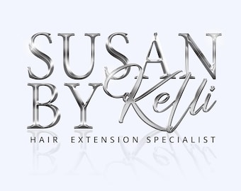 Diseño de logotipo prediseñado para salón de belleza, logotipo empresarial moderno (archivos digitales)