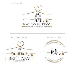Premade Real Estate Logo Design, Business Real Estate Logo, Modern Realtor Logo, Construction Logo, Minimalist Real Estate Agent