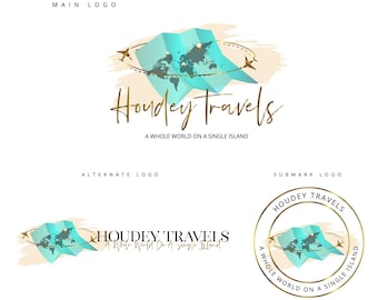 Travel Agent Logo Design, Business Tour Logo (JPEG, PNG)